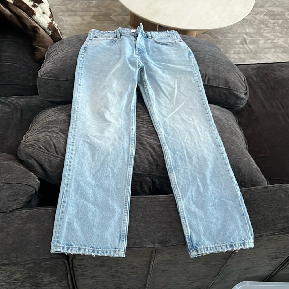 Zara jeans - wide leg mid rise jeans